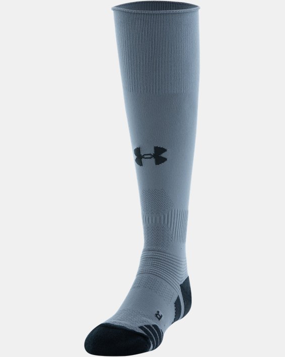 Kids' UA Soccer Over-The-Calf Socks, Gray, pdpMainDesktop image number 2